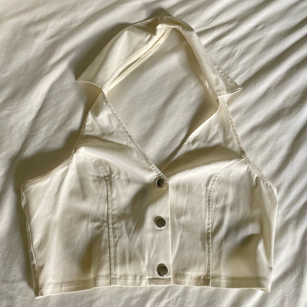 H&M white top